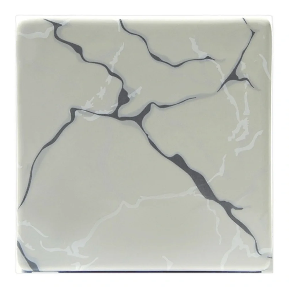 SHORT STORIES S/4 Square Stonewear (Marbled) Coasters | New In Box